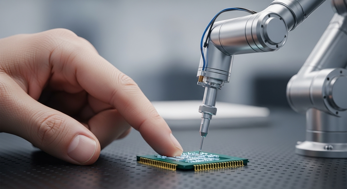 Automation Risk and Future of Work: A Guide A visual representation of human-AI collaboration, a key concept in Automation Risk and Future of Work.